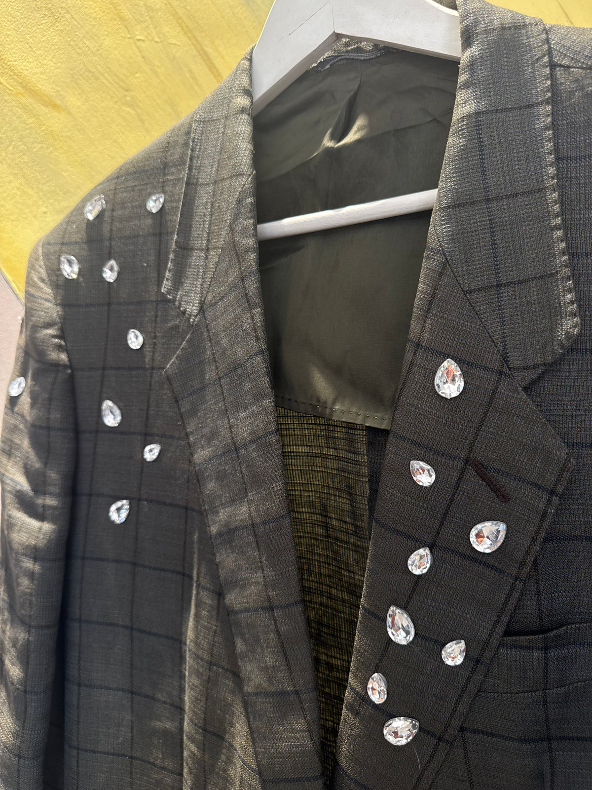 Blazer Pietre A Quadri