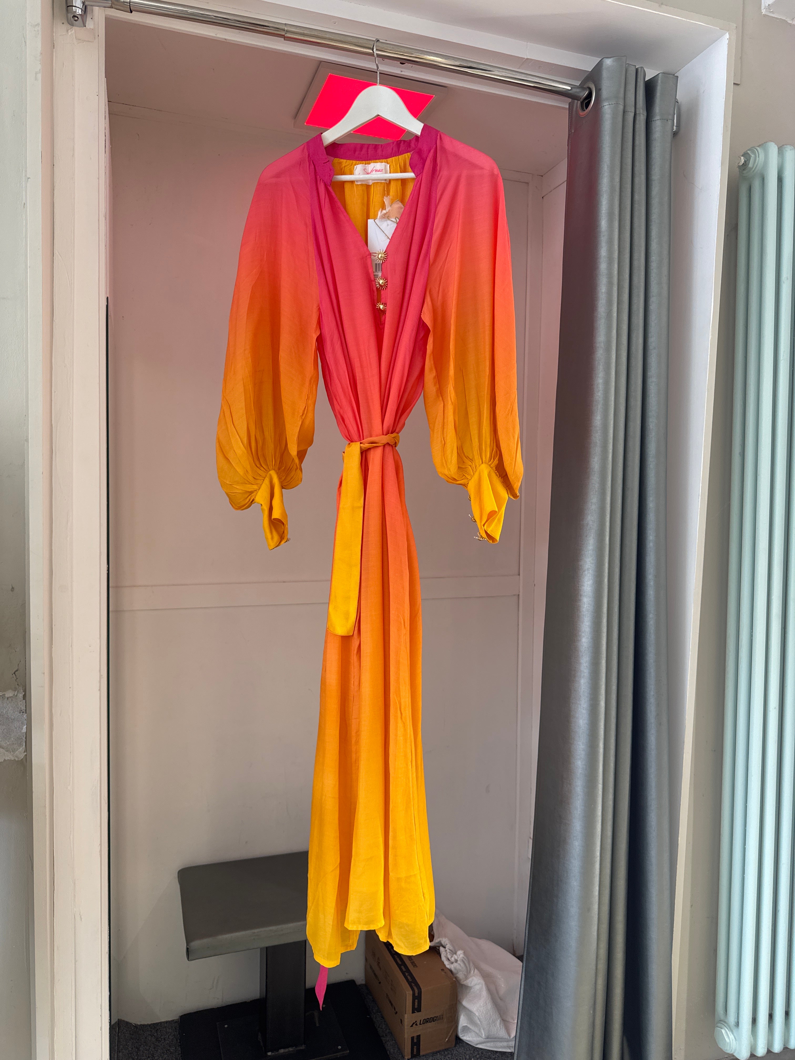 ANGIE LONG DRESS TIE AND DYE