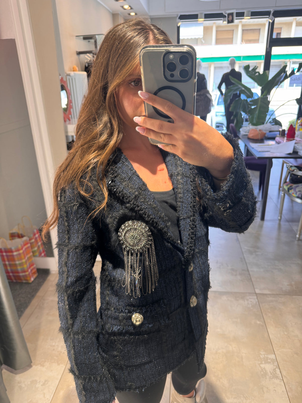 BLUE BLACK BLAZER