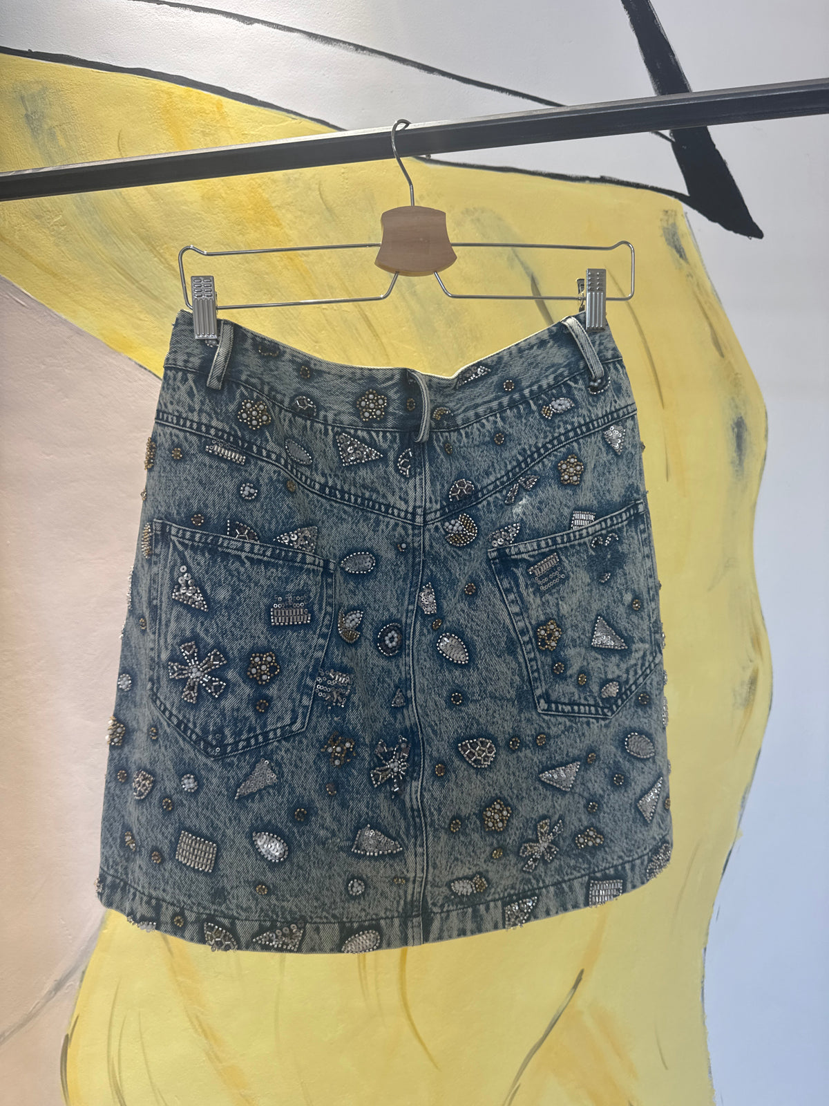Mini Gonna In Denim
