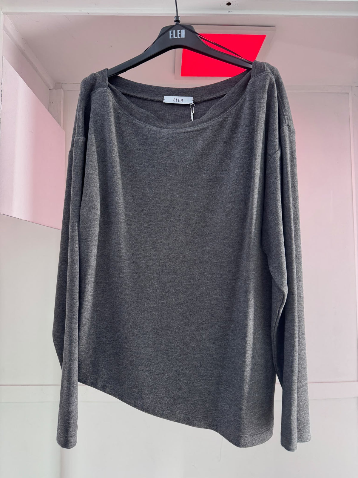 Maglia Assimetrica Grigia
