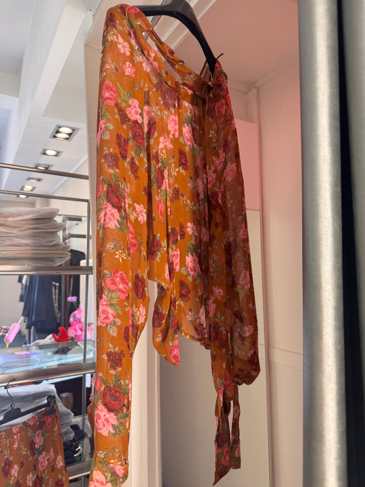 Completo Floreale Camel