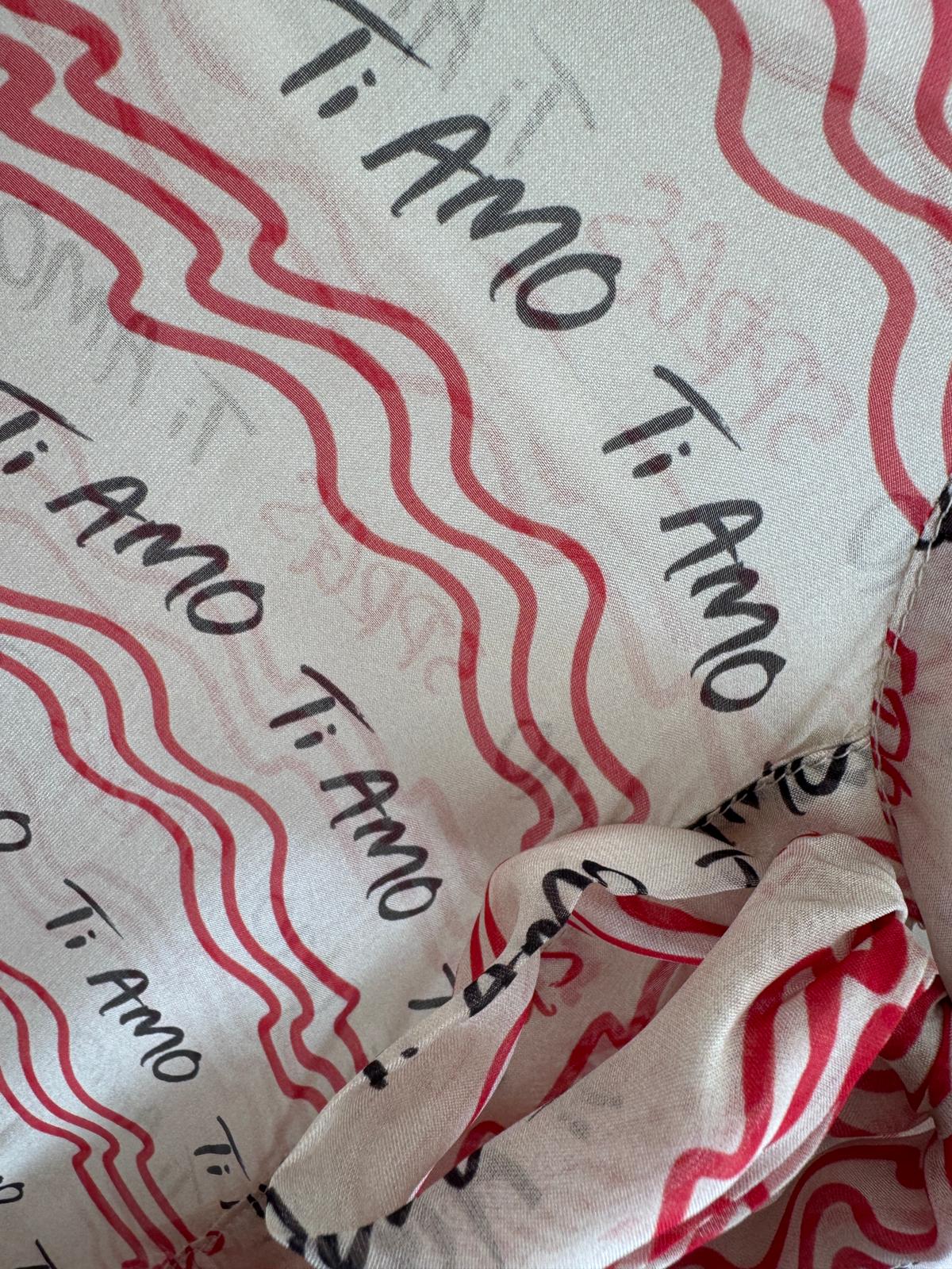 Ruffle Shirt “TI AMO”