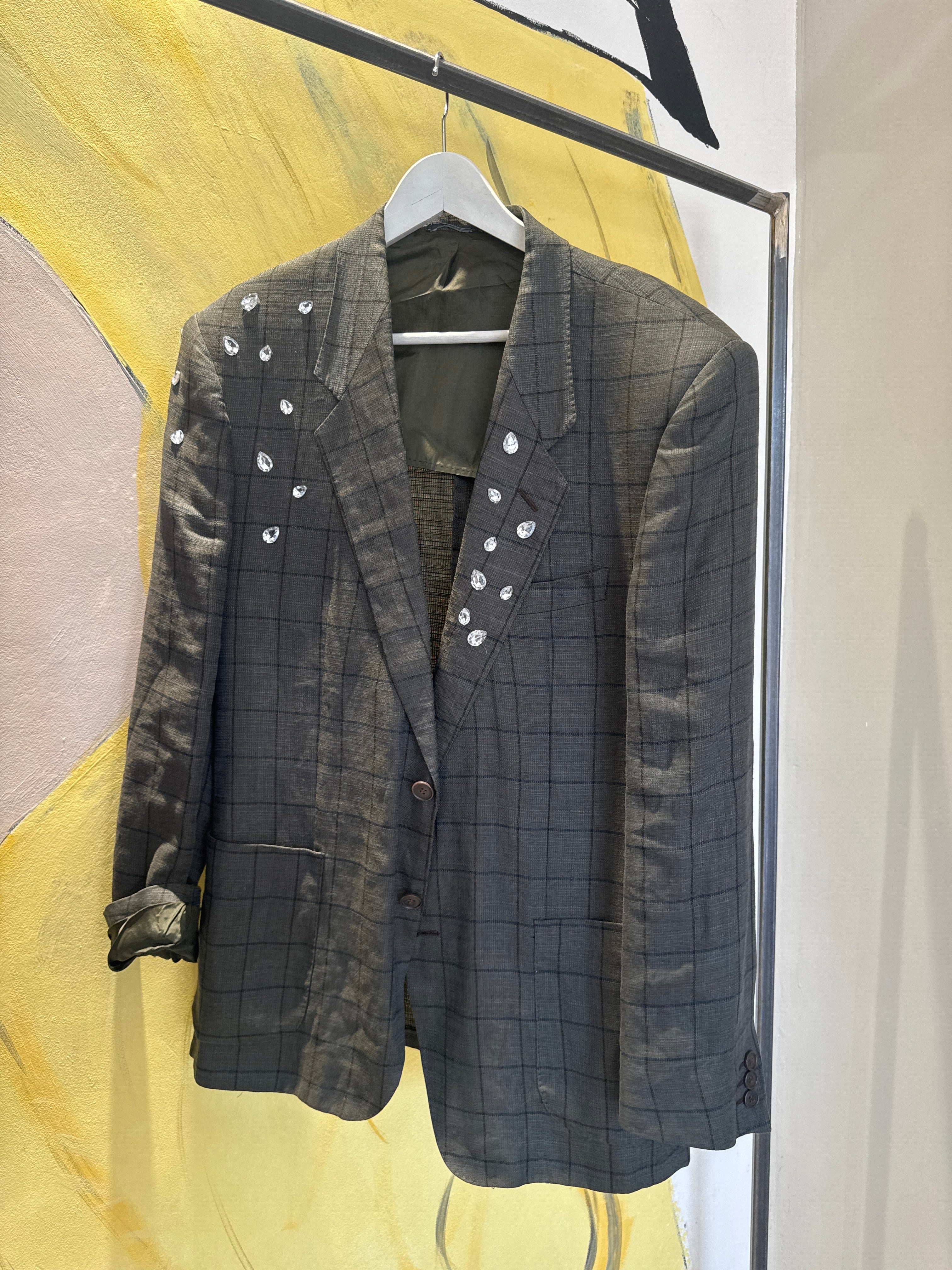Blazer Pietre A Quadri