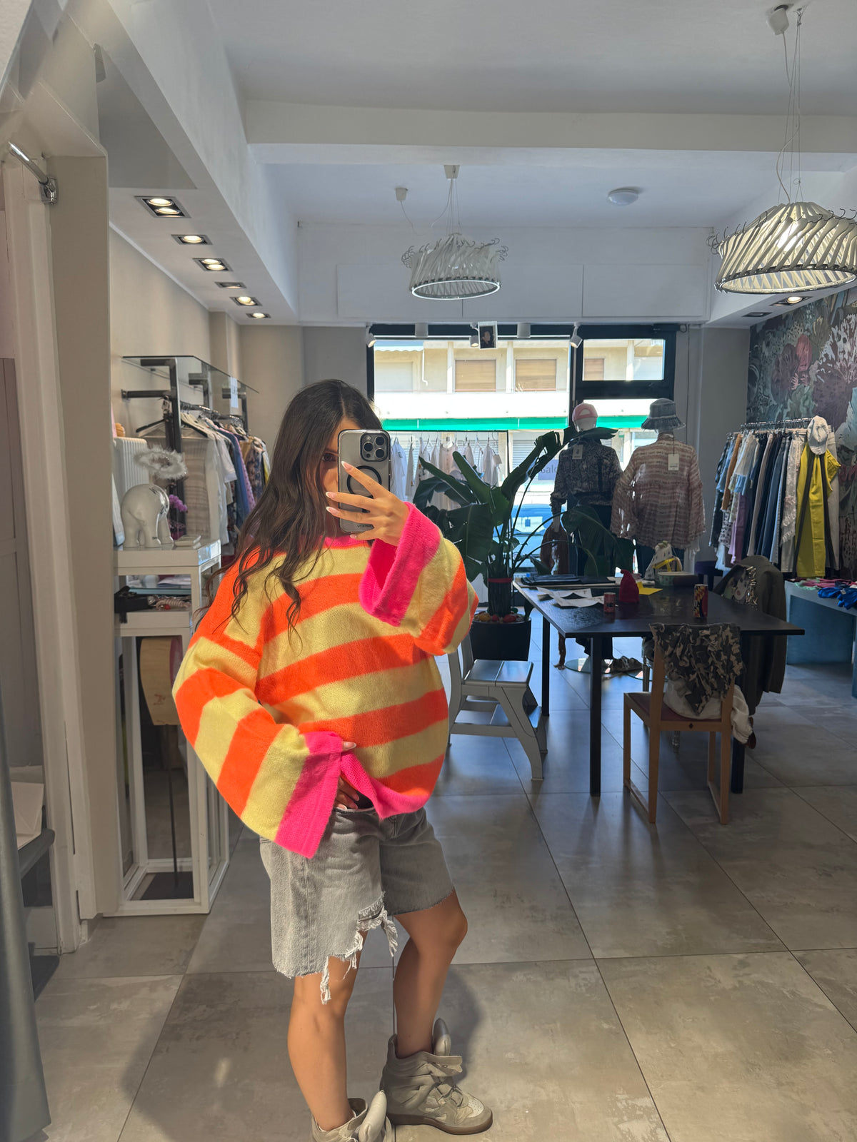 Knit Sweater Stripes