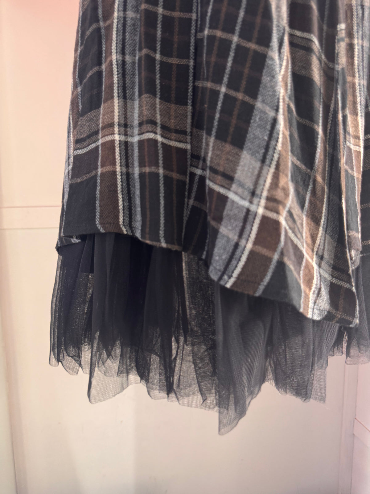 Long Tartan Skirt
