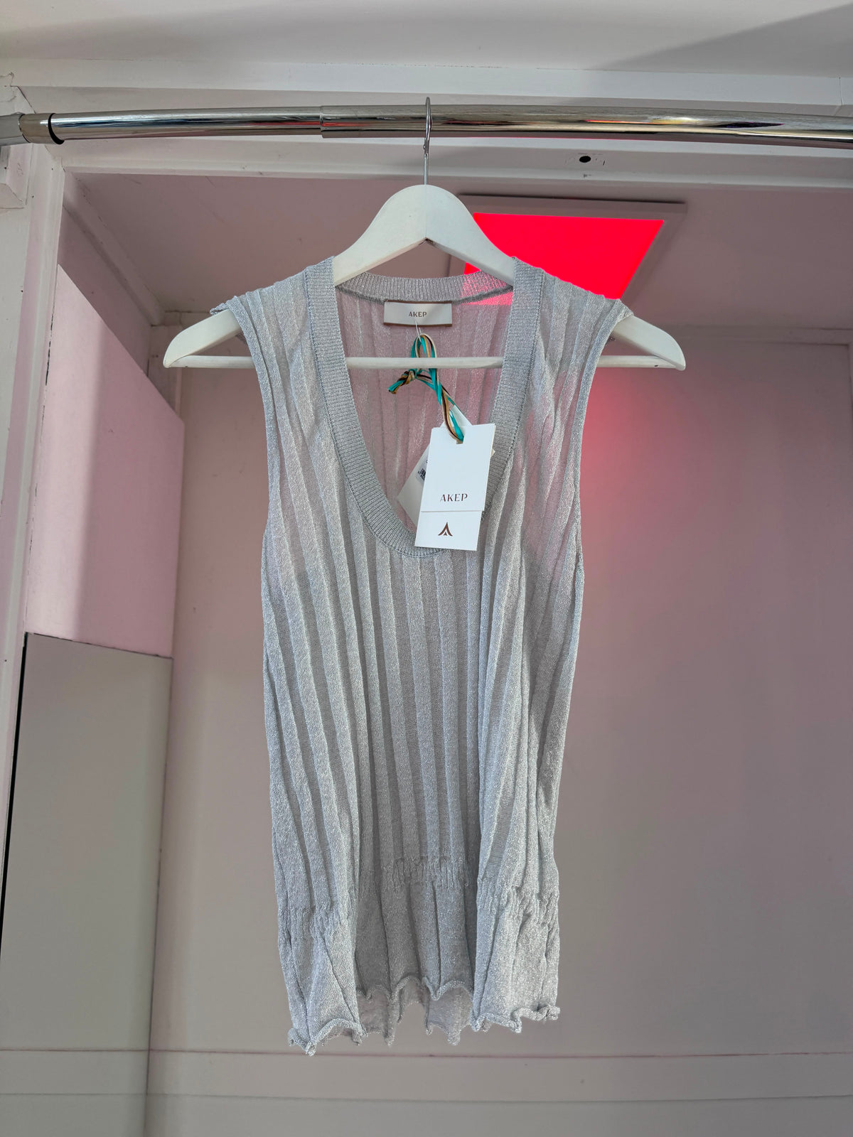Top Light Lurex Rib