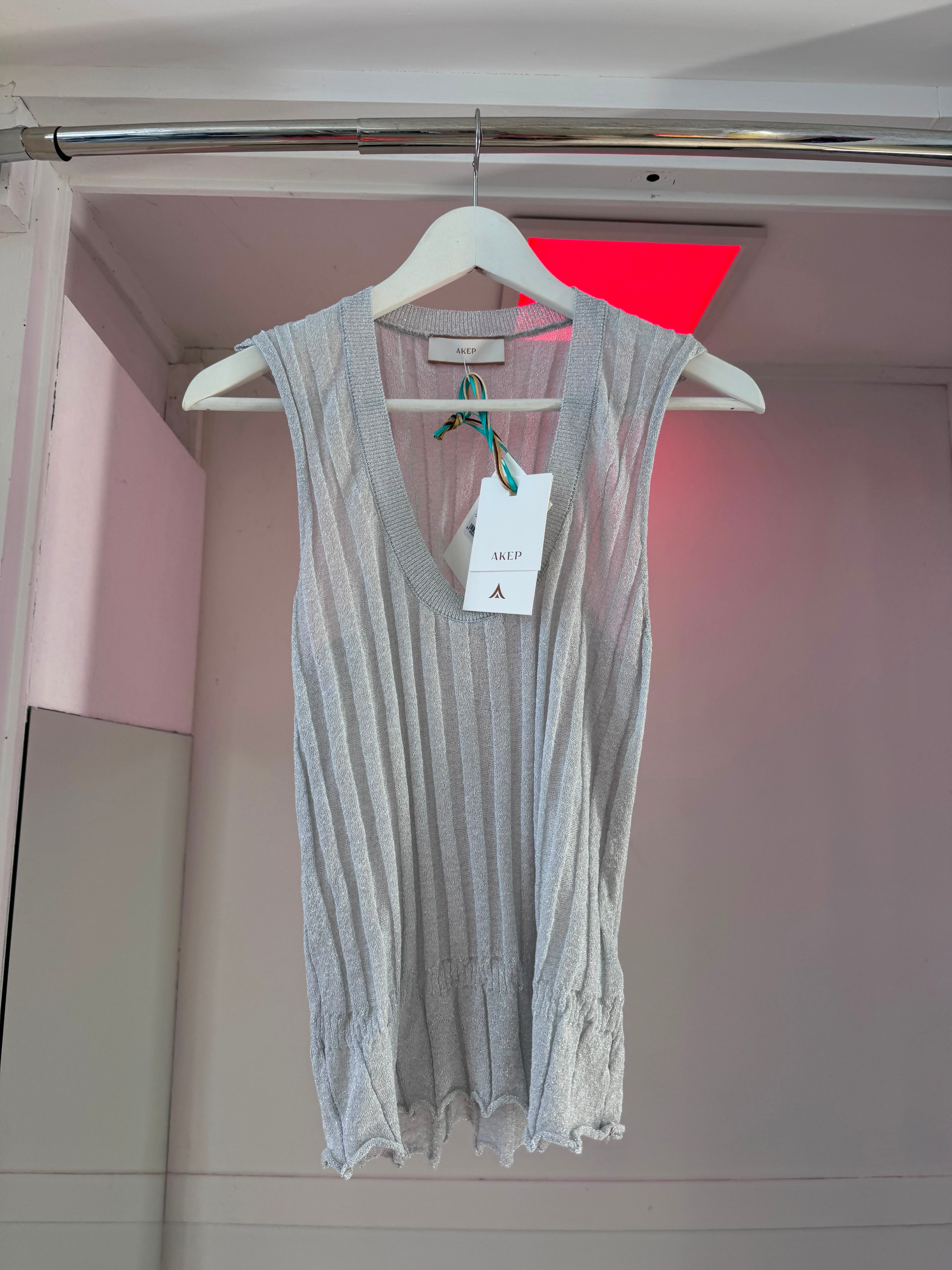Top Light Lurex Rib