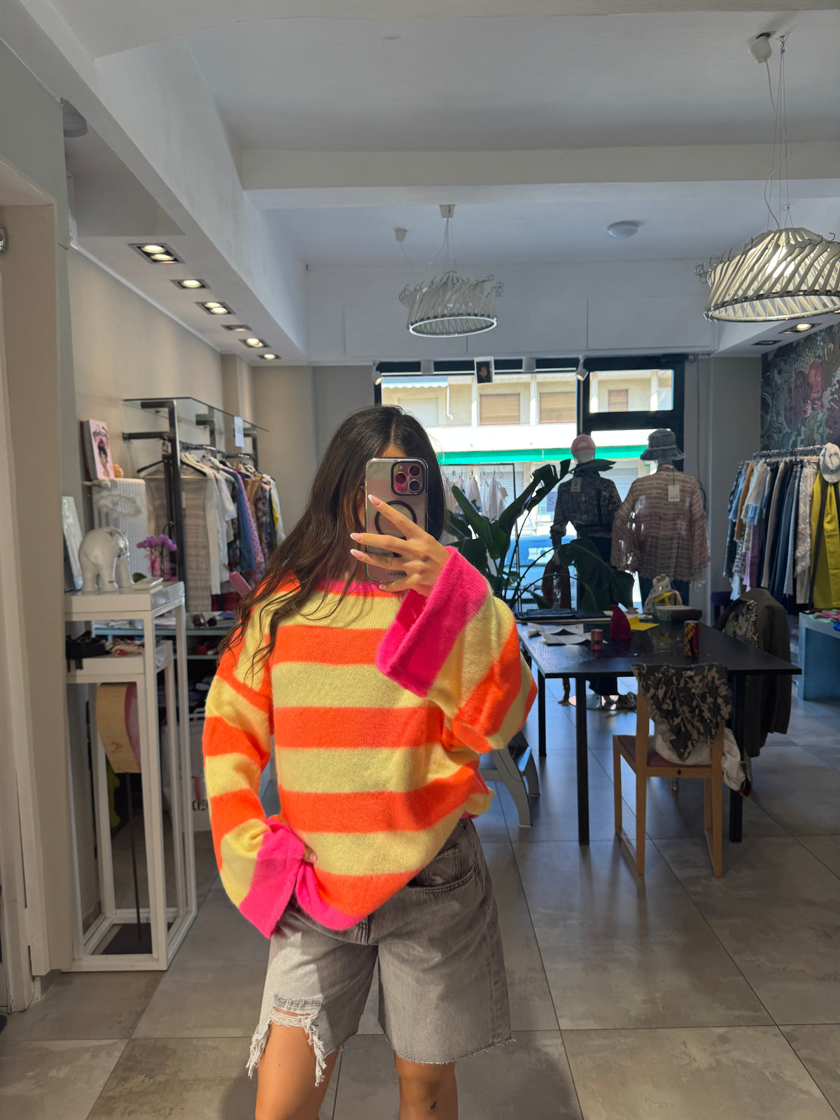 Knit Sweater Stripes