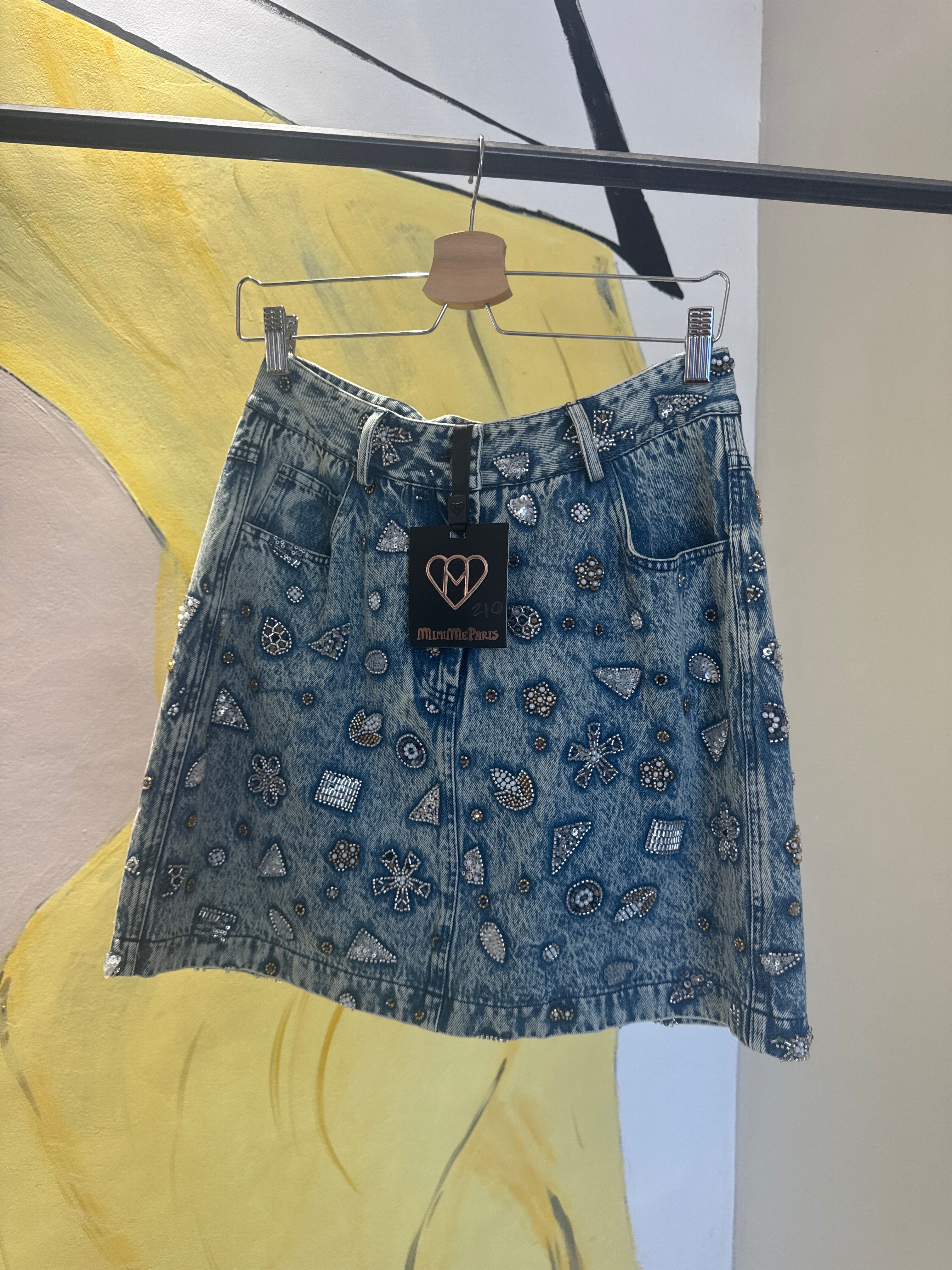 Mini Gonna In Denim