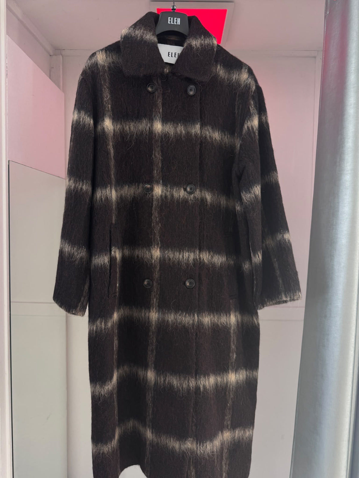 Cappotto Quadri Moro