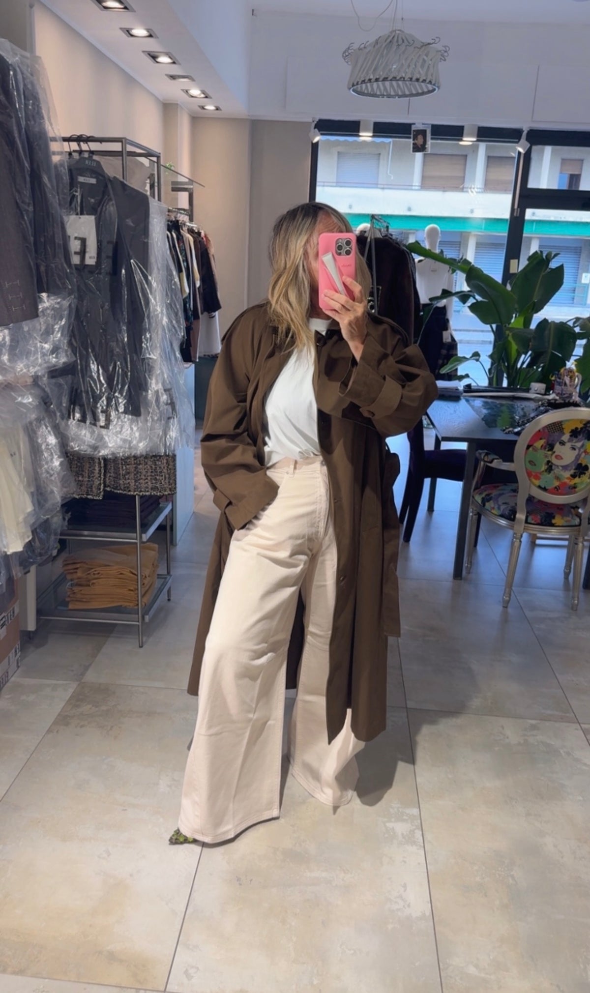 Trench Marrone