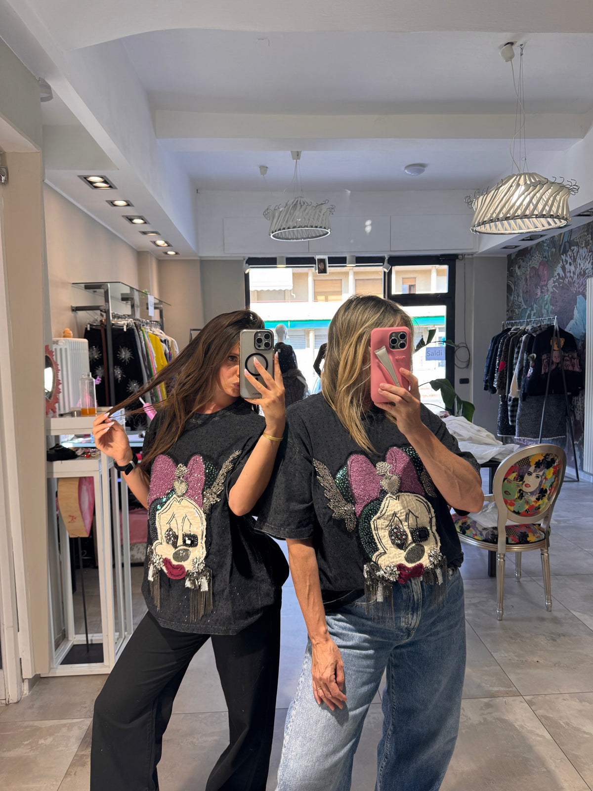 T-SHIRT MINNIE BLACK