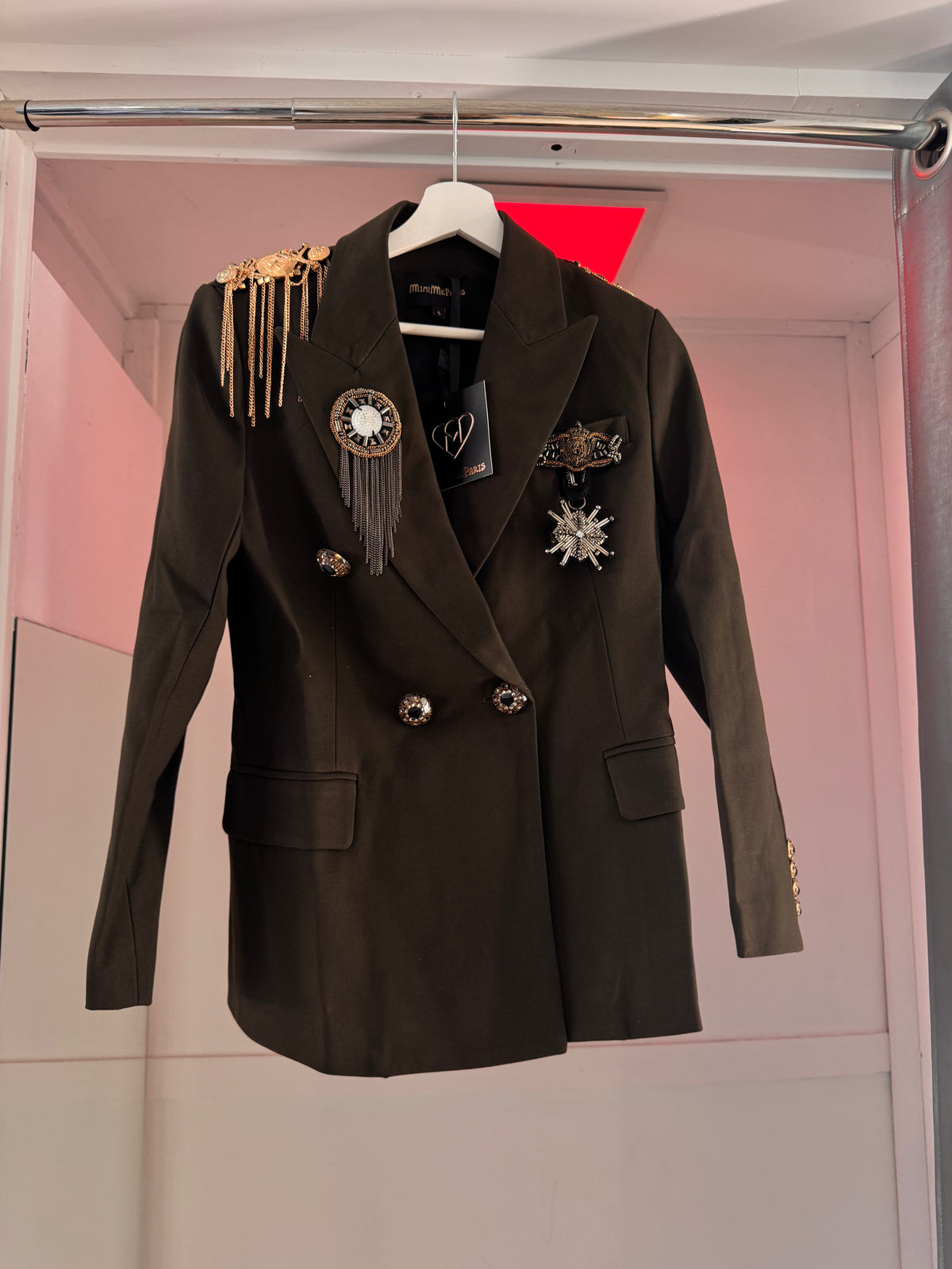 MILITARY BLAZER AND TROUSERS
