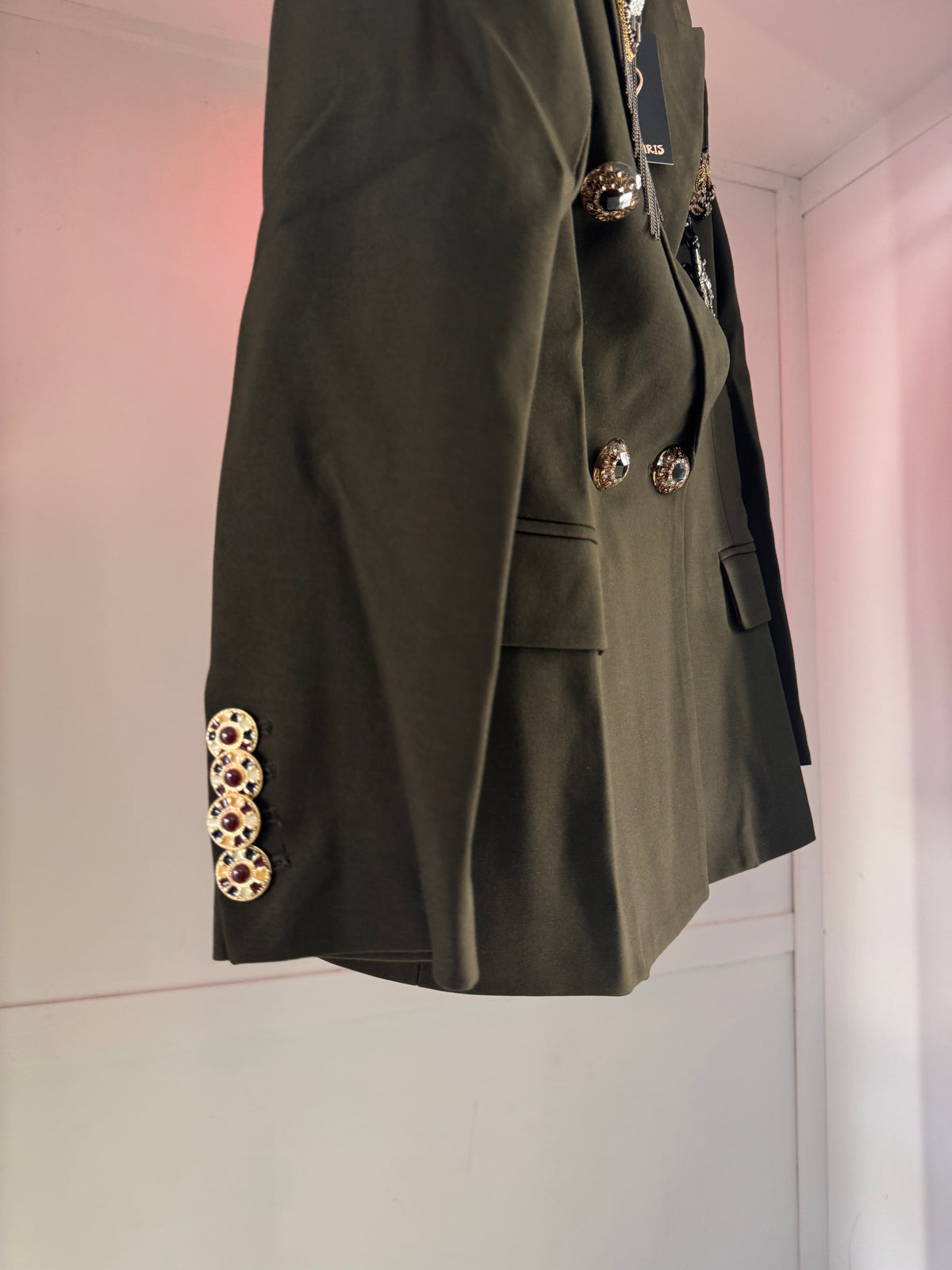 MILITARY BLAZER AND TROUSERS