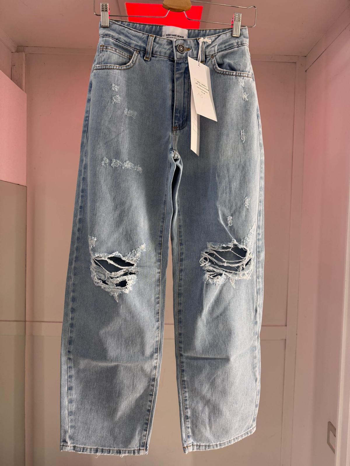 Denim Strappi