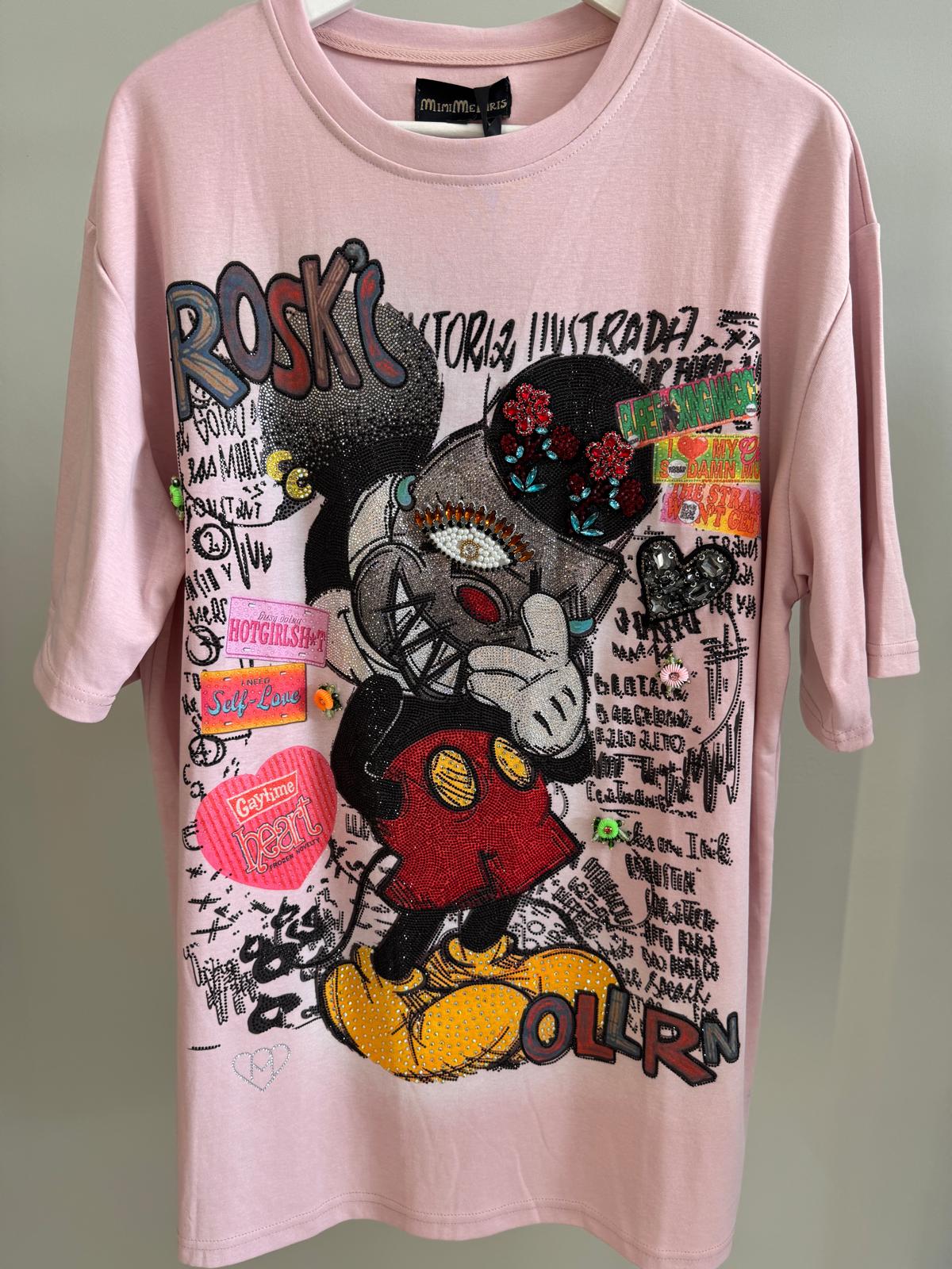 Crysal Cartoon Graphic Tee T-Shirt