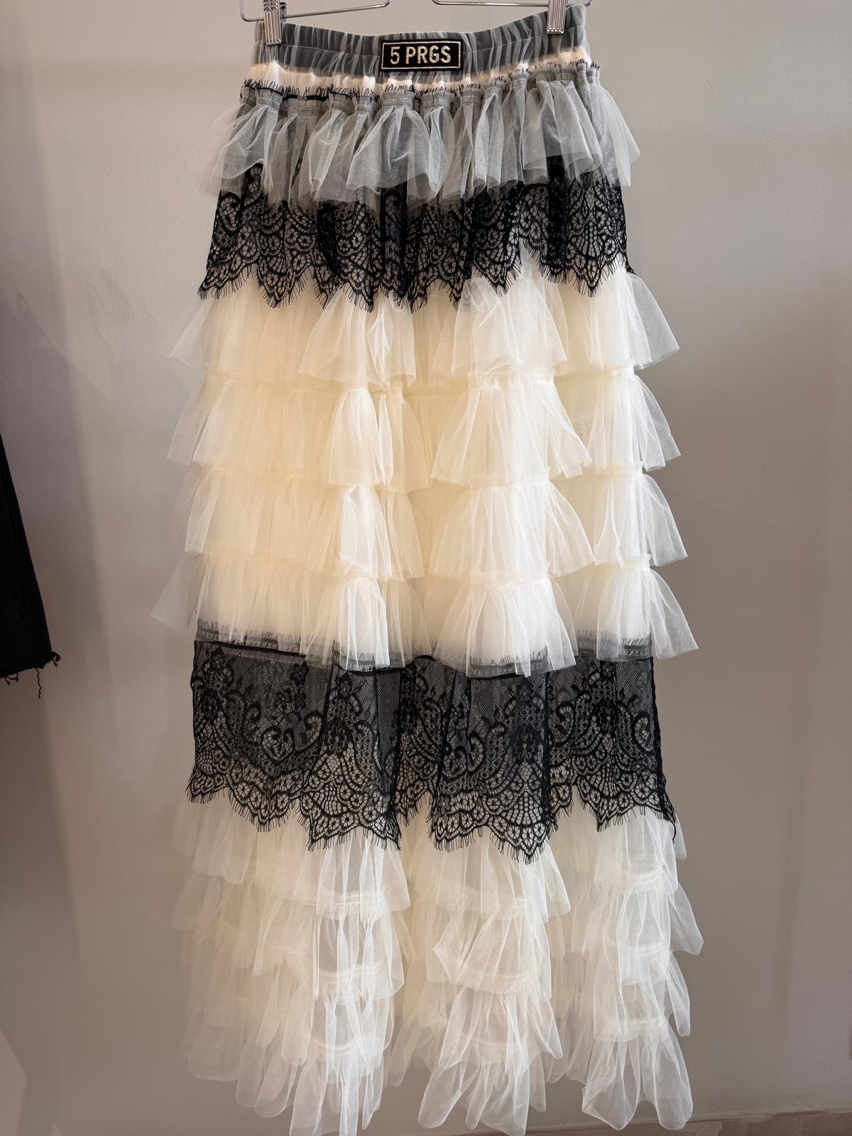 Tulle Ruffle Skirt