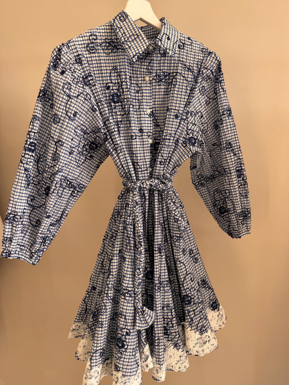 Beanded Shirt Dress