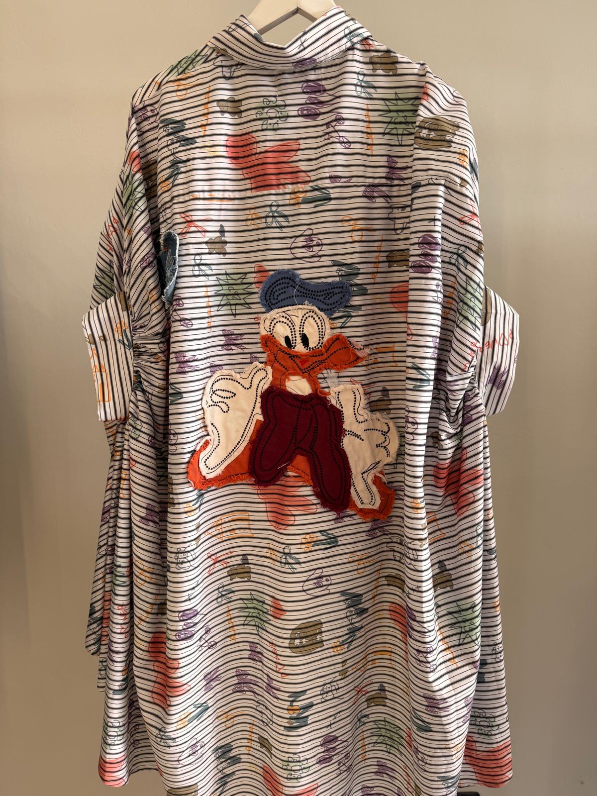 Artistic Cartoon Print Shirt